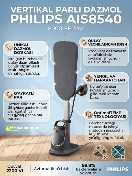 Bug'lash Dazmoli Philips ais8540