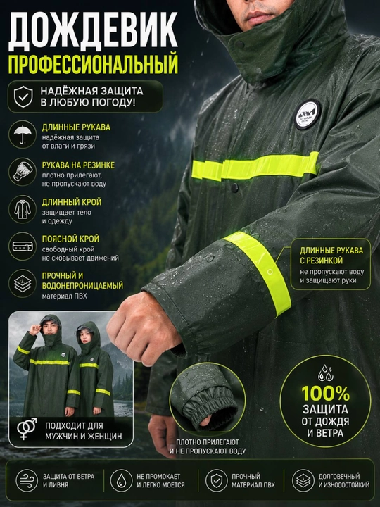 Professional yomg‘irpo‘sh — PVX materialdan