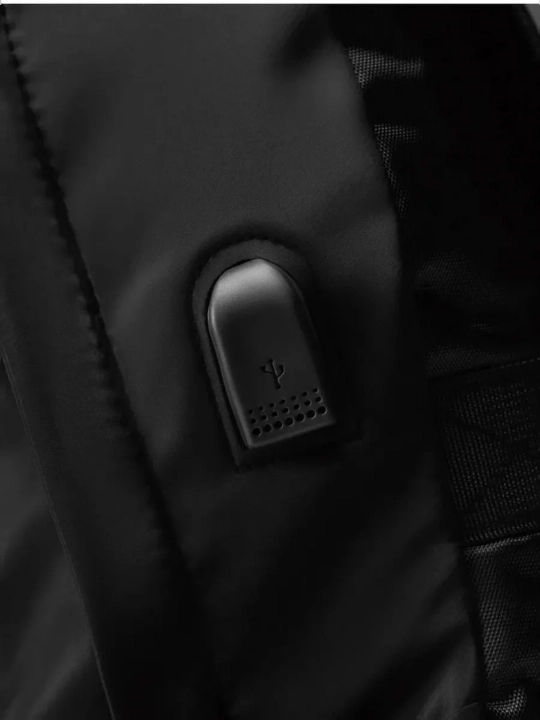 USB portli erkaklar ryukzagi, sport va shahar uchun, suvga chidamli, 20 litr