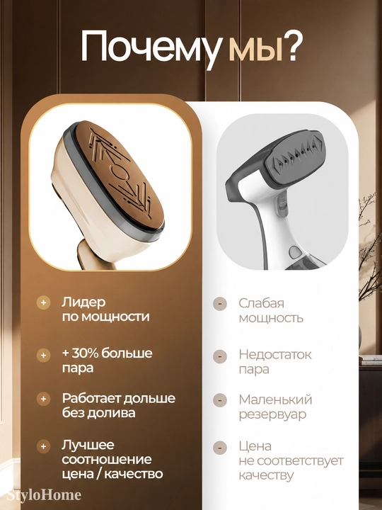Отпариватель ручной для одежды и ткани, 3 в 1, паровой утюг для дома и офиса, дорожный