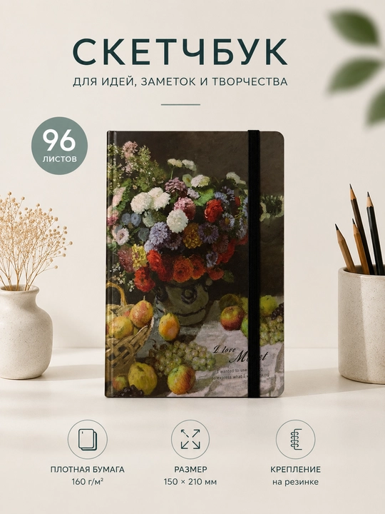 Ijod va rasm chizish uchun sketchbuk - 