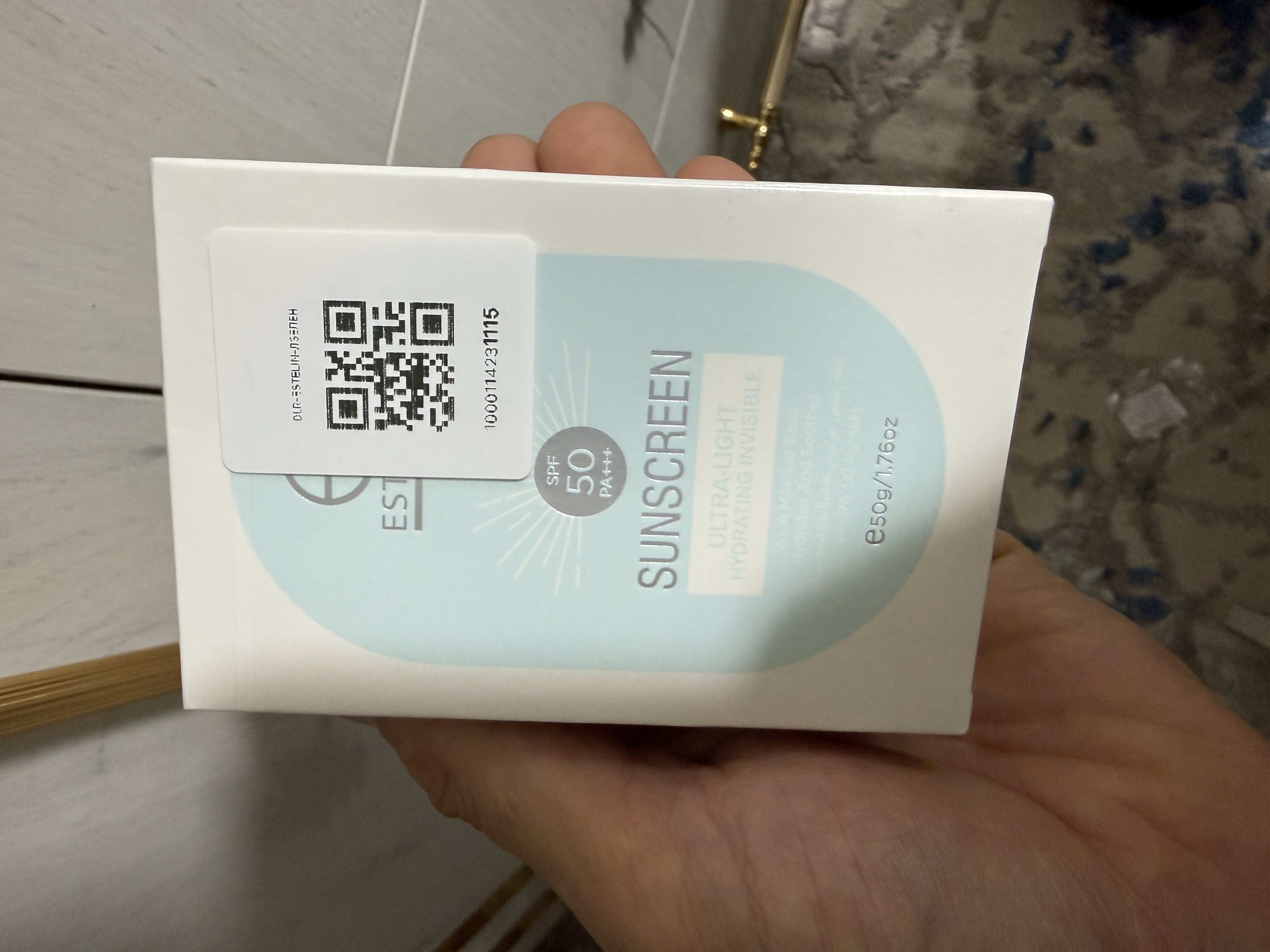 Quyoshdan himoyalovchi krem Estelin, SPF yuz va tana uchun krem, oqartiruvchi 100, 50 g