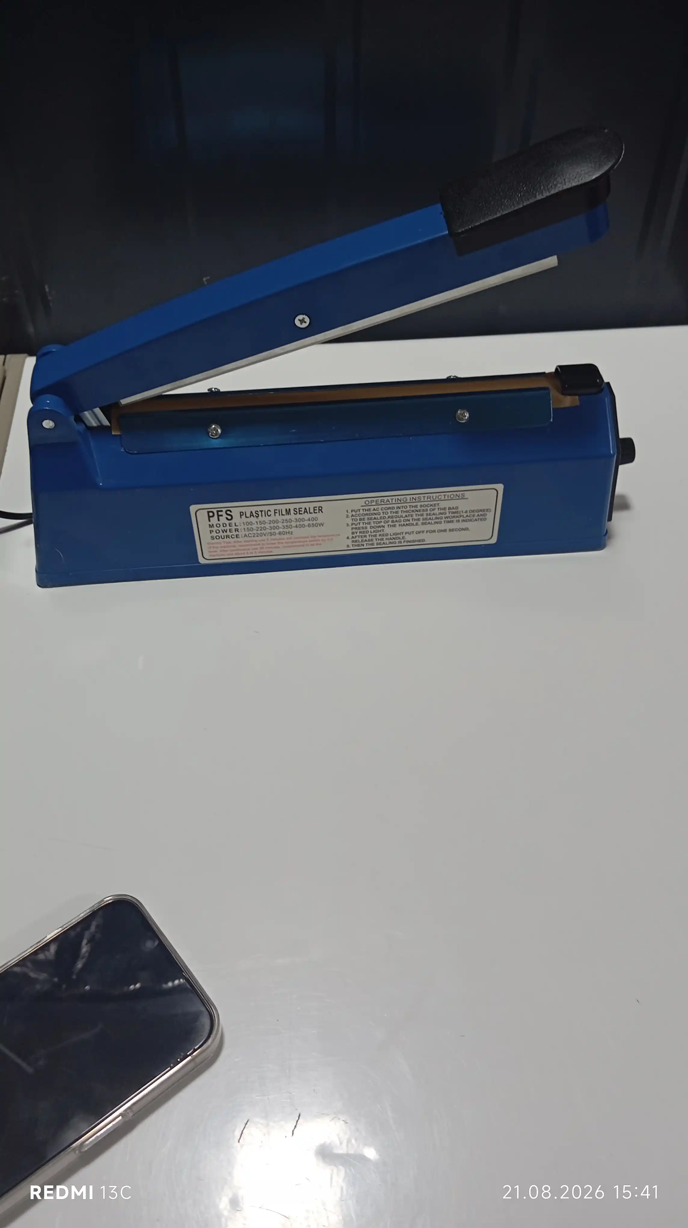 Paket yopishtirgich dazmol qo‘lda 20/30/40 sm, paket qadoqlash apparati upakovka zapayshik