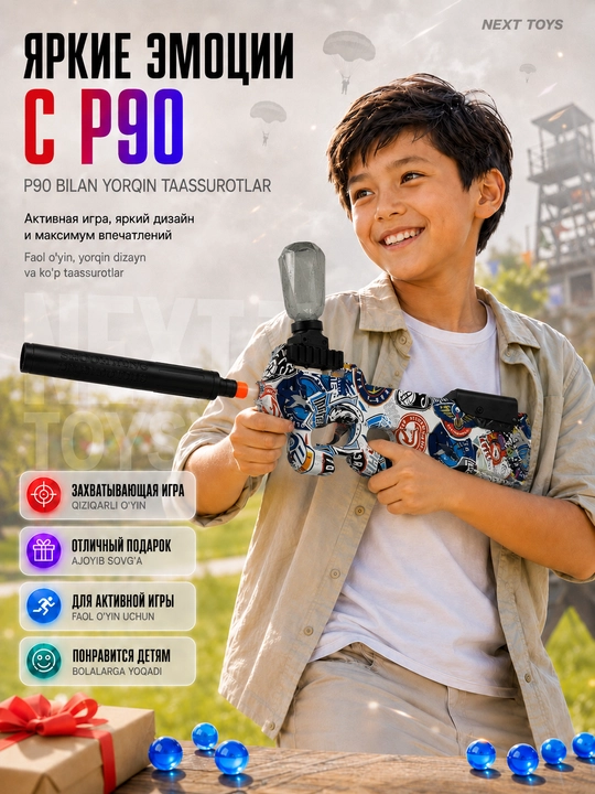 Орбизный автомат M416, SCAR-L, MP5, AK47, AUG, игрушечный пистолет орбиз, автомат игрушка