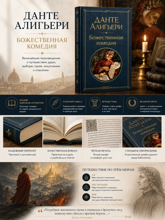Bozhestvennaia komediia: Dante Alig`eri