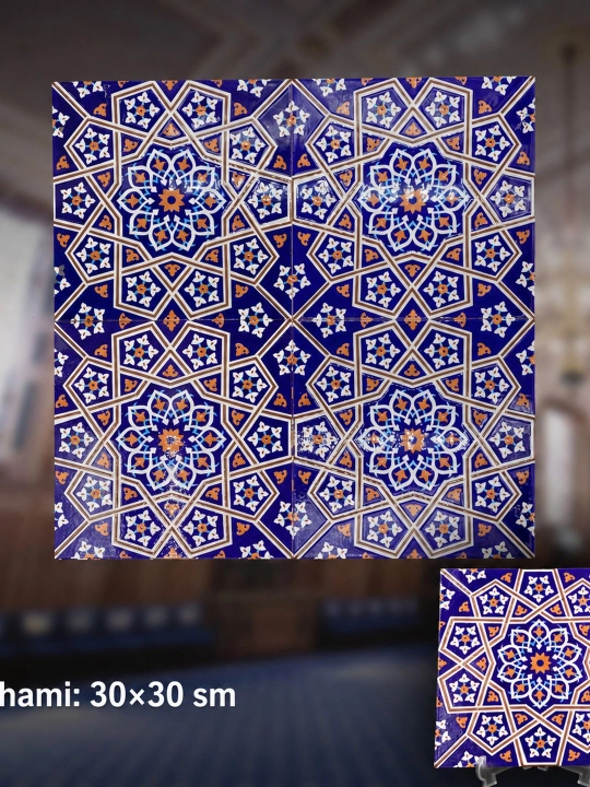 Керамическая плитка с национальным орнаментом ORNAMENTO 309, 30×30 см - 
