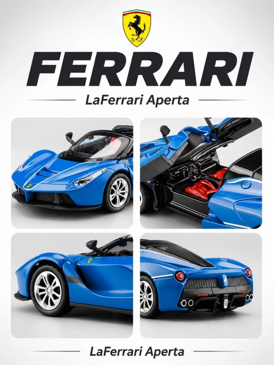 Temirli mashina Ferrrari va Lombarghini 1:36 masshtab, sovg'a uchun kolleksiya uchun