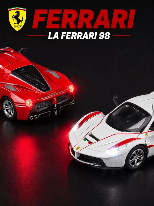 Temirli mashina Ferrrari va Lombarghini 1:36 masshtab, sovg'a uchun kolleksiya uchun
