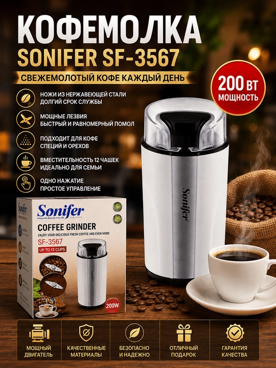 Sonifer SF 3567 кофемолка