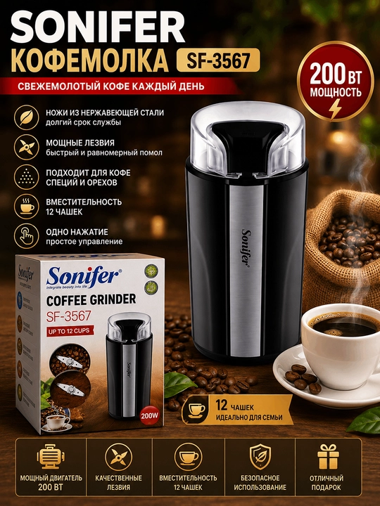 Sonifer SF 3567 кофемолка