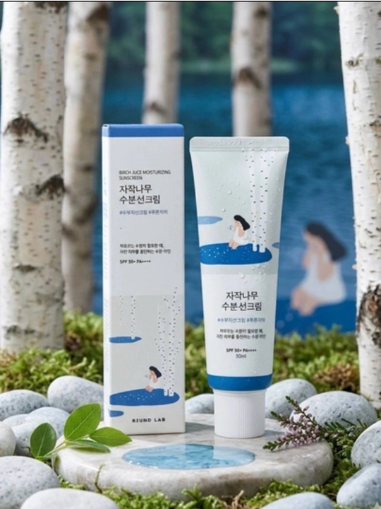 Namlashtiruvchi quyoshdan himoya qiluvchi krem Round Lab Juice Sun Cream SPF50+ PA++++