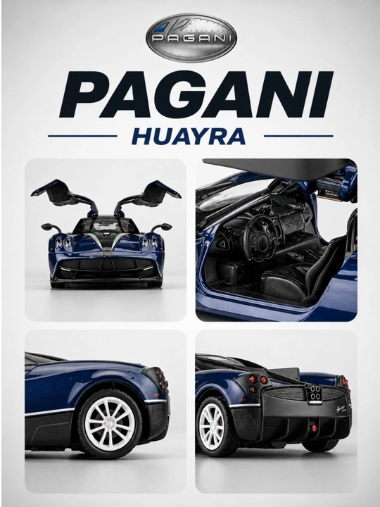 Temirli mashina. BMW, Bugatti va Pagani 1:36 masshtab. Sovg'a uchun kolleksiya uchun