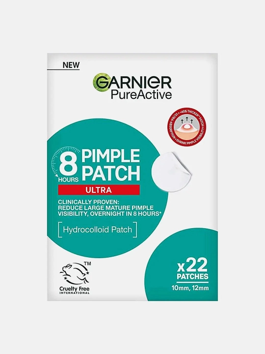 Garnier Pure Active Ultra Husnbuzarlarga qarshi gidrokolloid patchlar, 22 dona