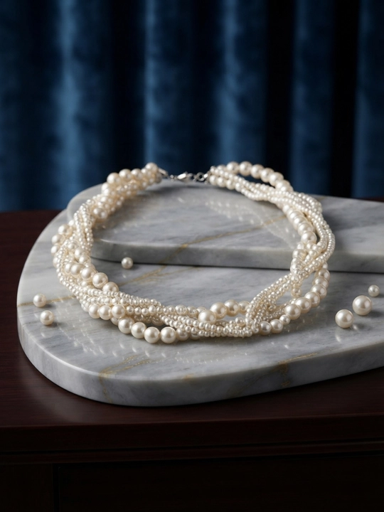 Ayollar uchun brend uslubidagi tilla rang choker, nafis taqinchoq, marjon va zanjir marjon