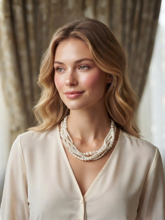 Ayollar uchun brend uslubidagi tilla rang choker, nafis taqinchoq, marjon va zanjir marjon