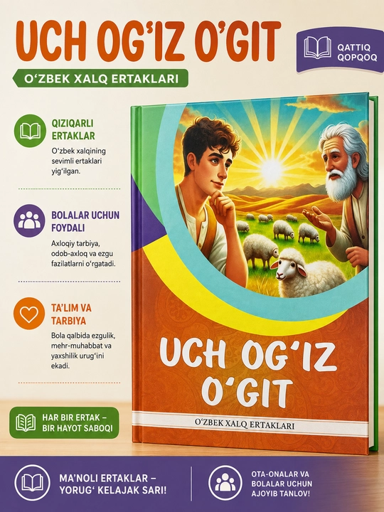 «Uch og‘iz o‘git» — o‘zbek xalq ertaklari to‘plami - 