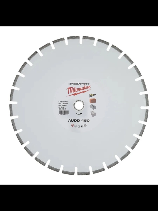 Speedcross Milwaukee AUDD 450mm olmos g'ildiraklari - 1 ta to'plam 4932492145 - 