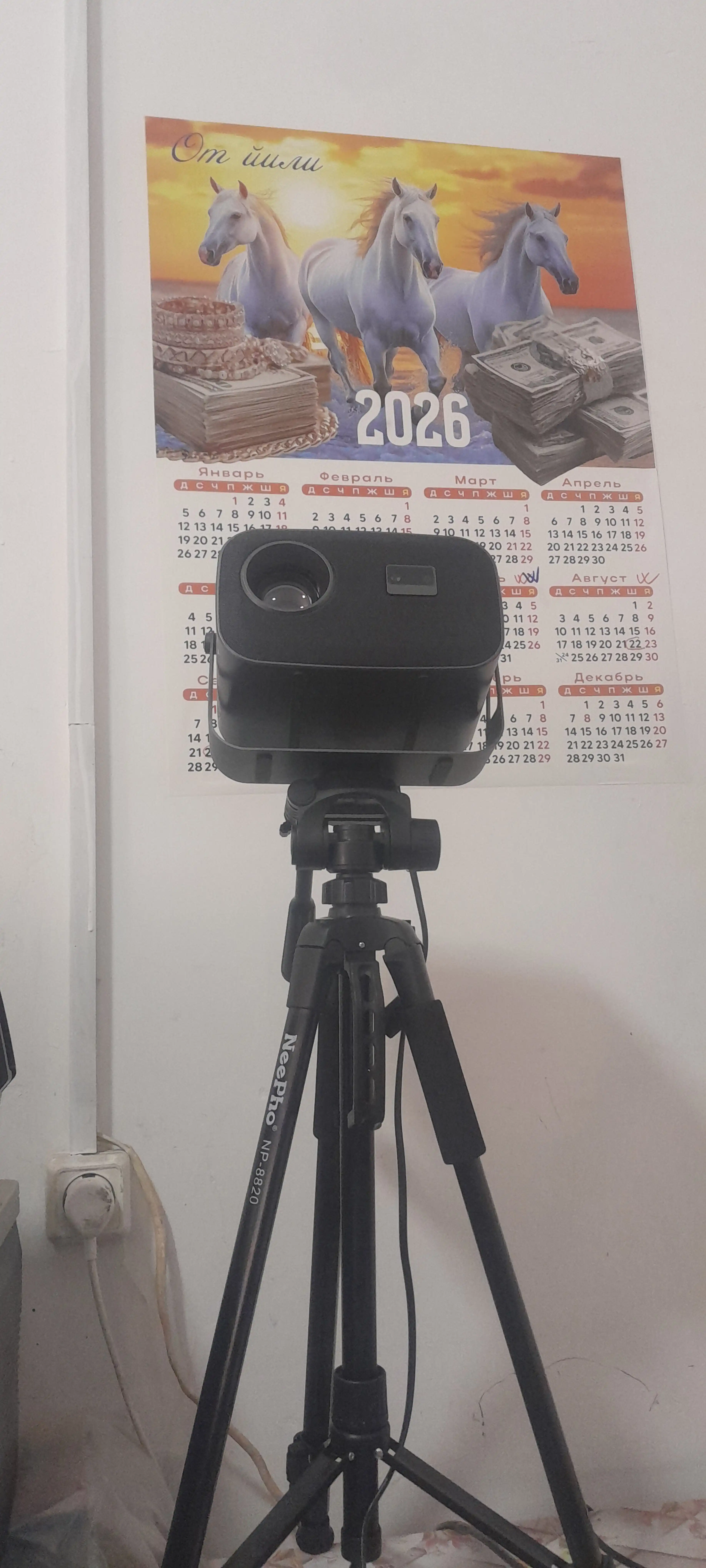 A10 Plus film proyektori, Android 4K proyektori + Wi-Fi, Bluetooth, HDMI