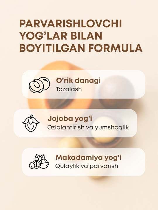 Makiyajni yo‘qotish va yuz terisini chuqur tozalash uchun OLLEE gidrofil moyi, 120 ml