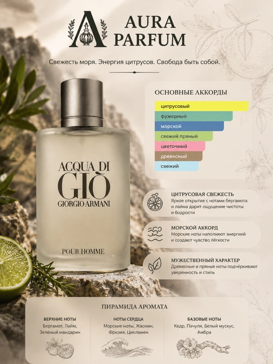 Atirlar erkaklar Giorgio Armani Acqua Di Gio erkaklar atirlari xar mavsumga mos duxi
