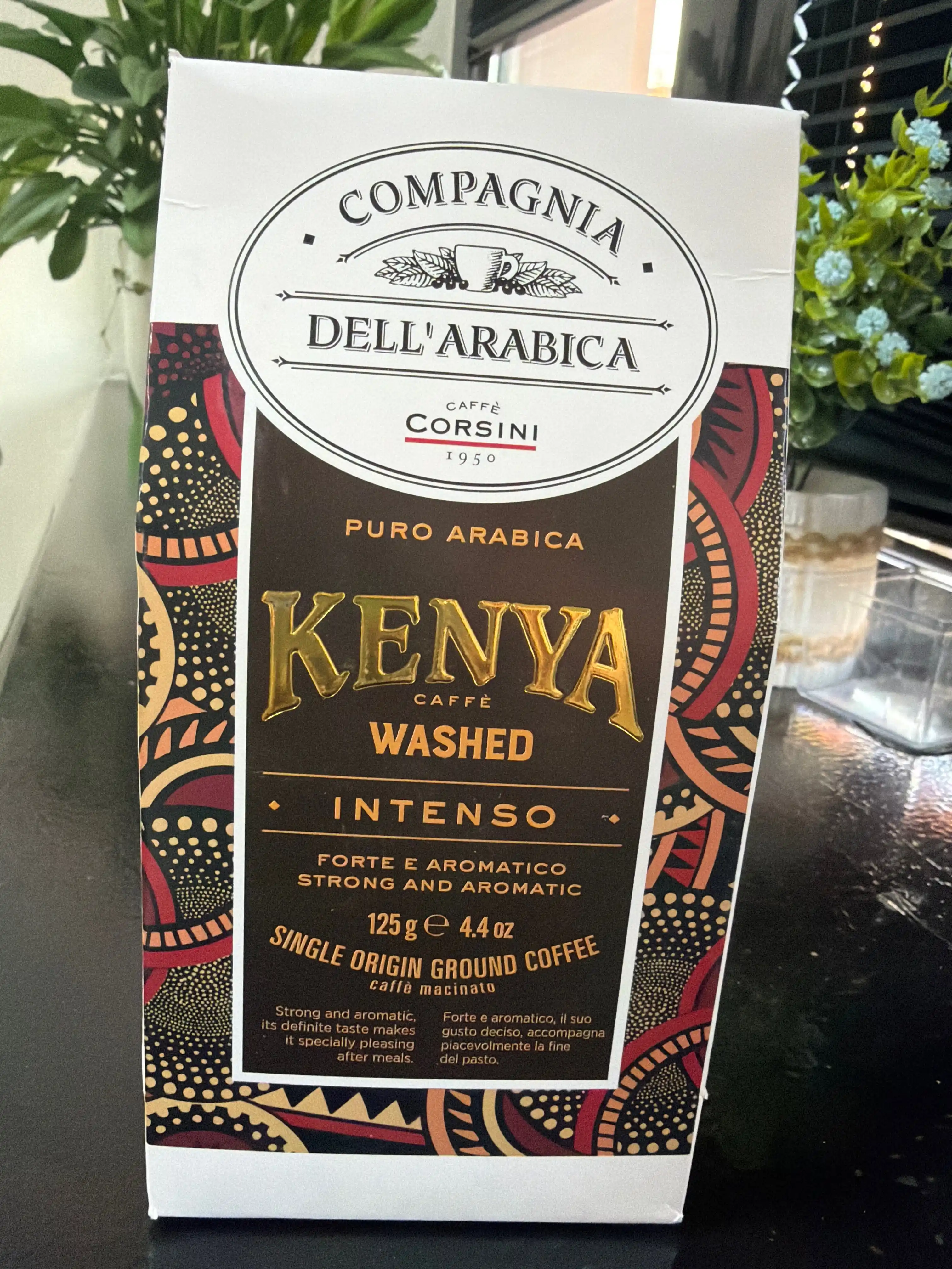 Кофе молотый Caffè Corsini Kenya Washed 125 г, 100% арабика, средняя обжарка