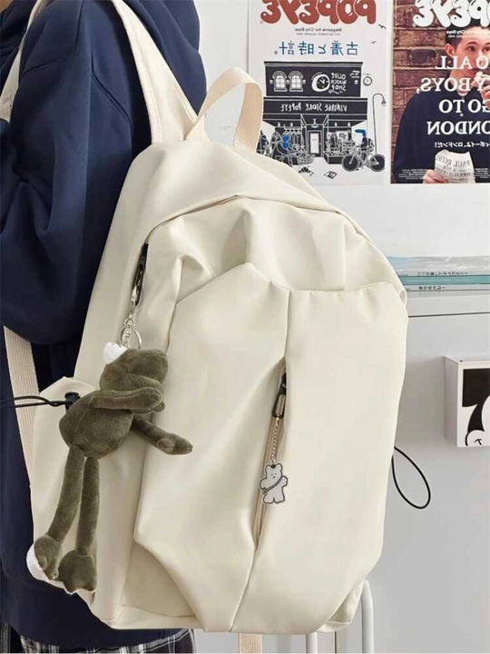Erkaklar va ayollar uchun ryukzaklar, unisex, brelokli universal