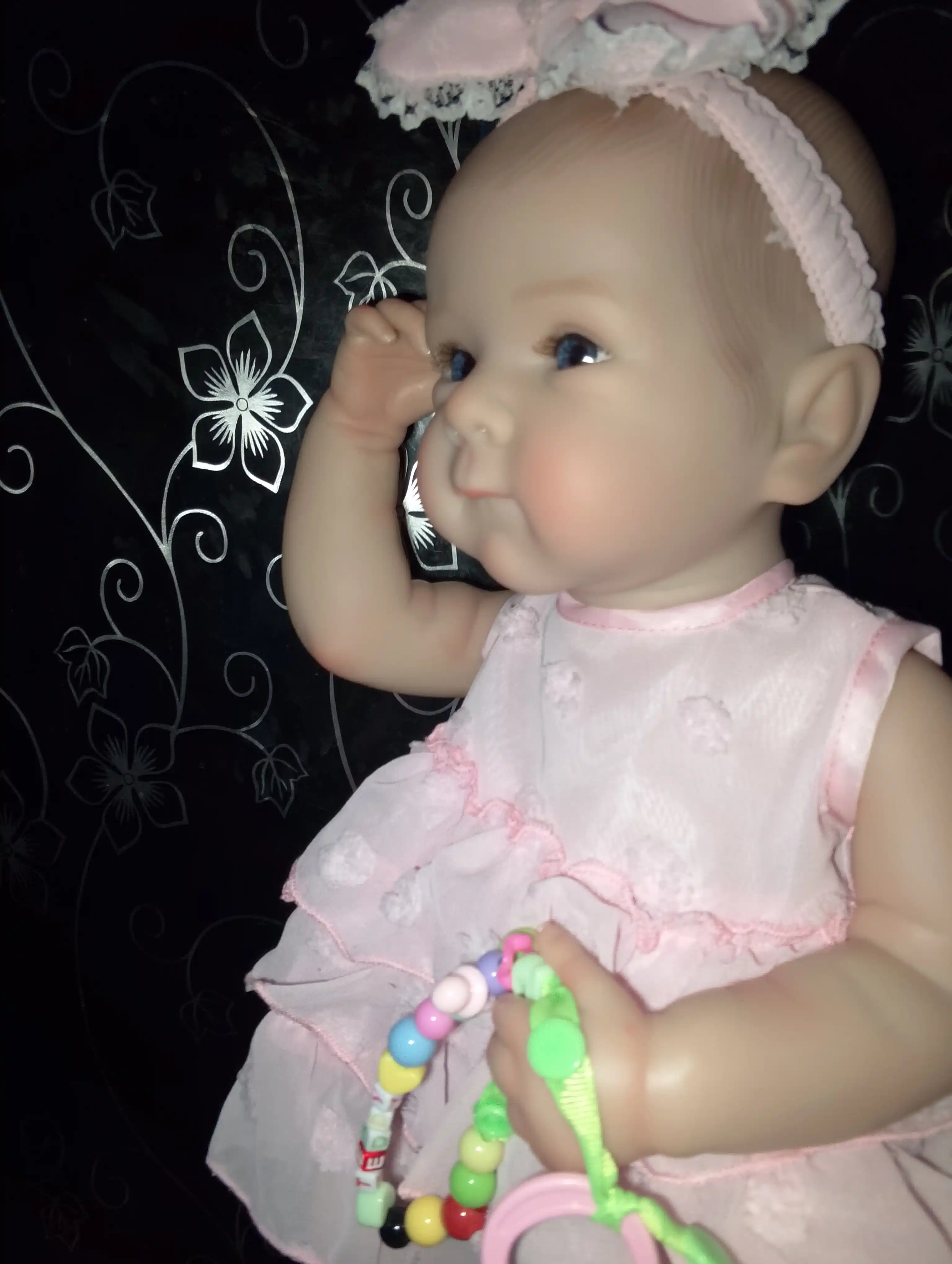 3D Haqiqiy qo'g'irchoq, qizlar uchun silikon, jonli ko'rinishda 55 sm