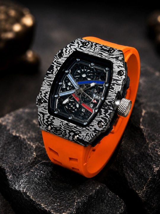 Мужские часы в стиле AULITER - Richard Mille, кварцевый механизм, в подарочной коробке