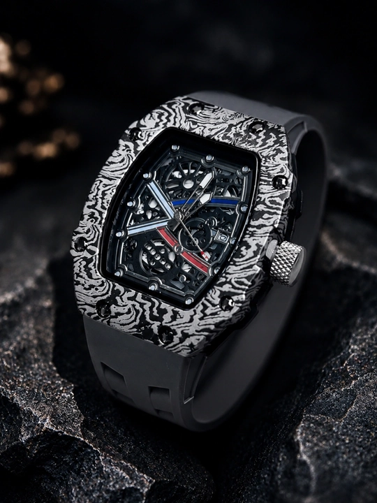 Мужские часы в стиле AULITER - Richard Mille, кварцевый механизм, в подарочной коробке
