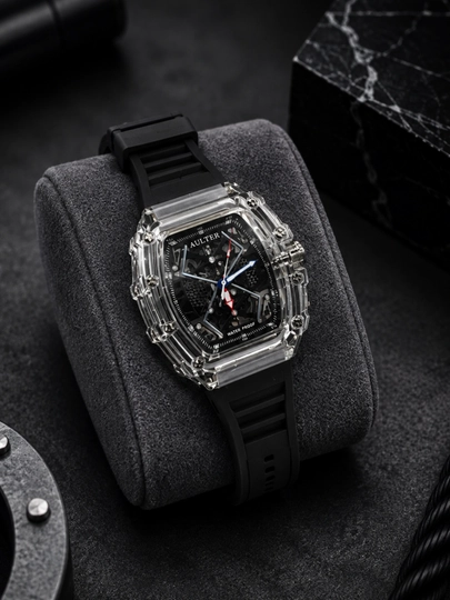 Мужские часы в стиле AULITER - Richard Mille, кварцевый механизм, в подарочной коробке