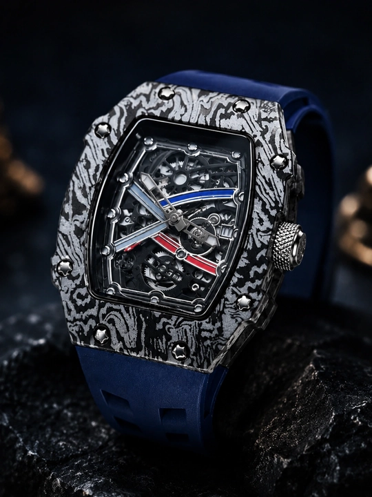 Мужские часы в стиле AULITER - Richard Mille, кварцевый механизм, в подарочной коробке