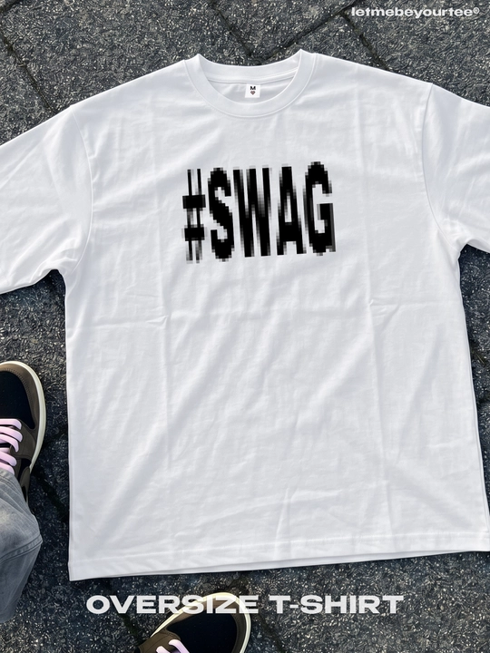 Katta o'lchamli y2k rangli swag printli futbolka - 
