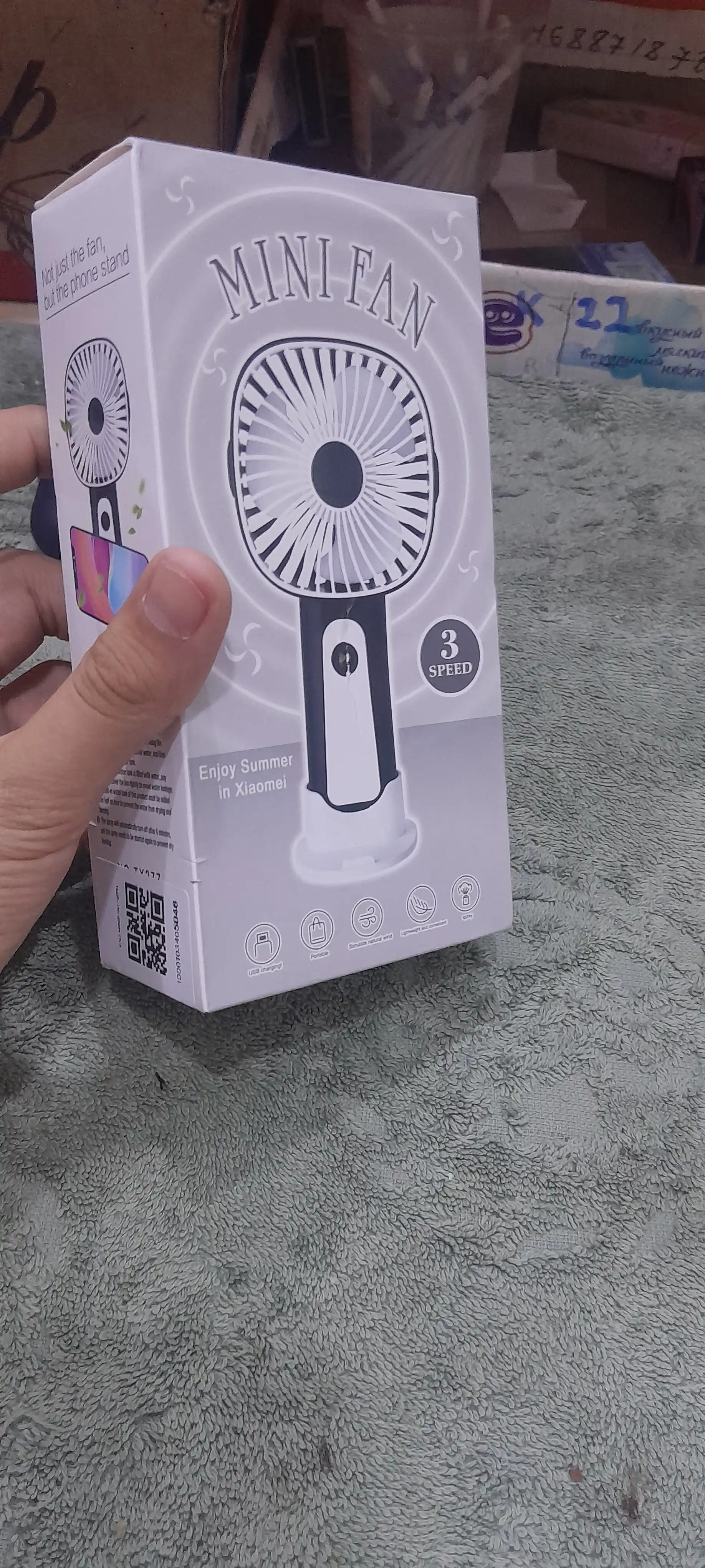 Ручной мини вентилятор, портативный вентелятор USB венеулятор MINI FAN