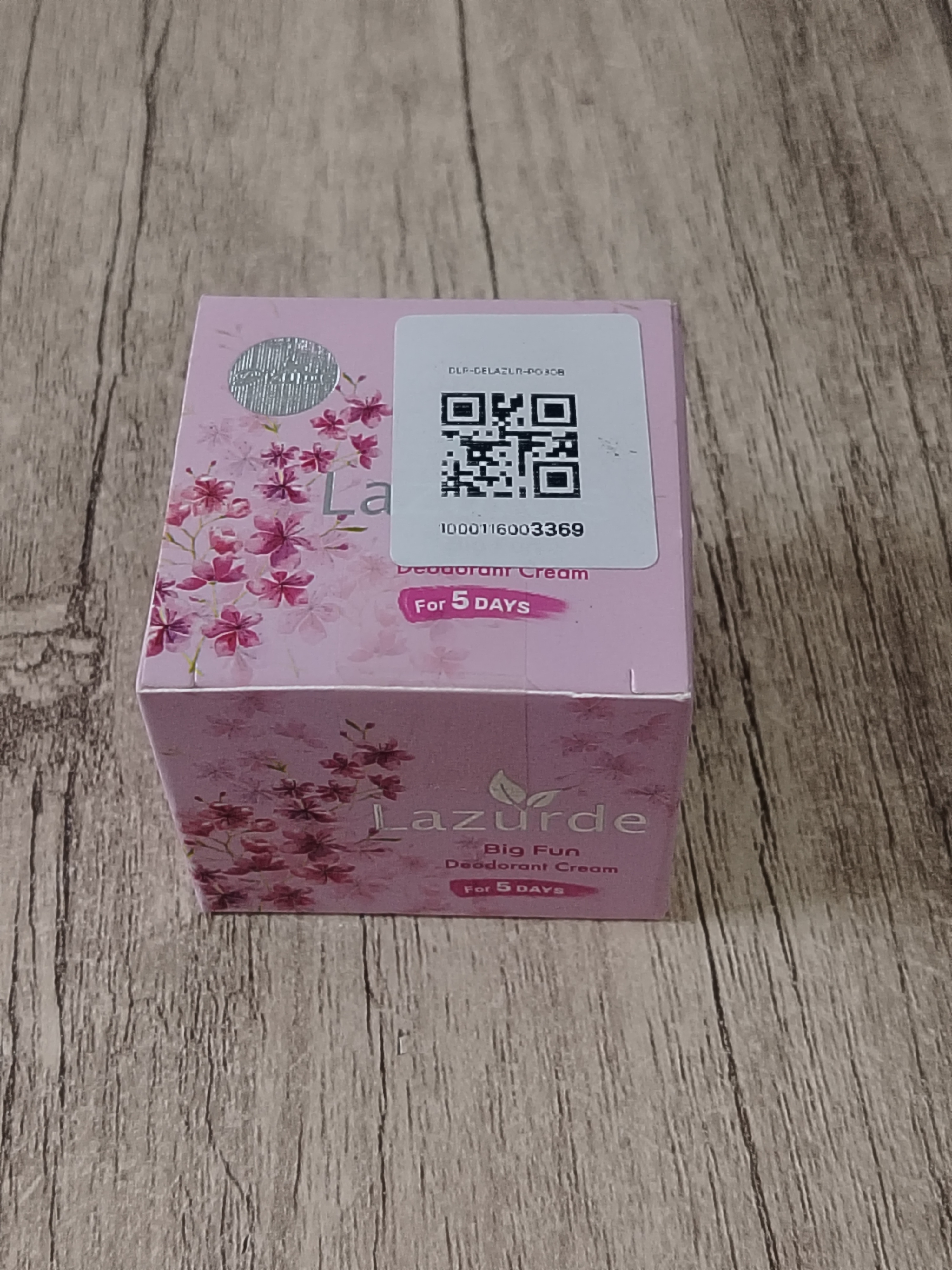 Lazurde Ayollar uchun dezodorant, ter hidiga qarshi antiperspirant krem, 50 gr