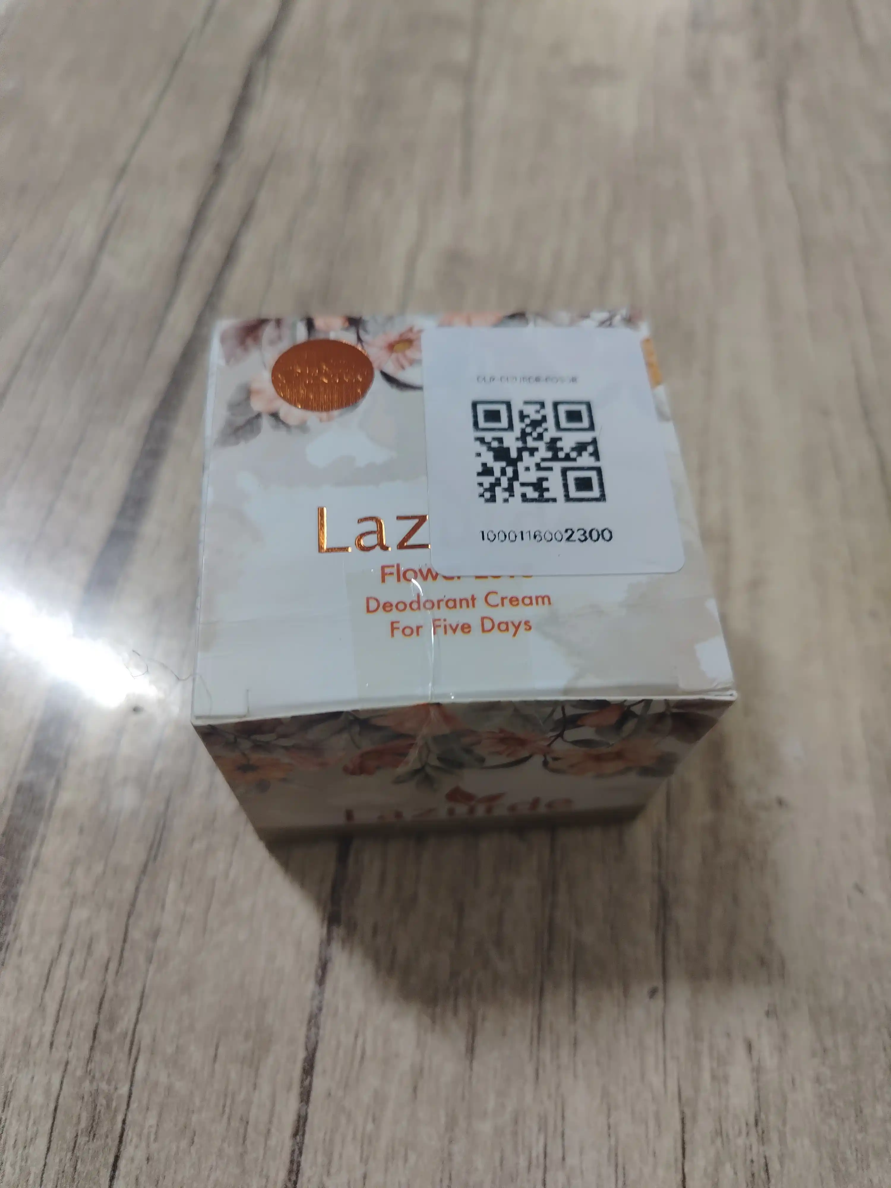 Lazurde ayollar uchun dezodorant, ter hidiga qarshi antiperspirant krem, 50 gr