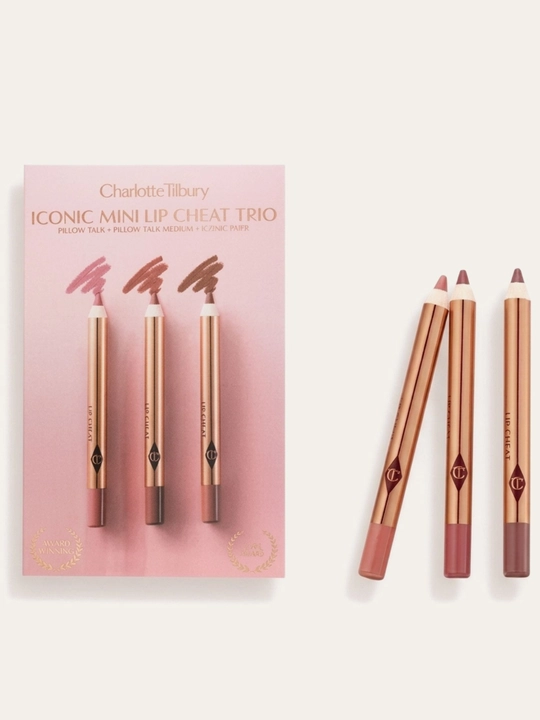 Charlotte Tilbury Iconic Lip Cheat lab kontur qalami to‘plami uchta qalam