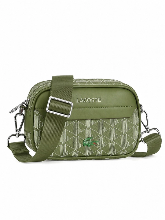 Мужская сумка Lacoste, стильная барсетка через плечо