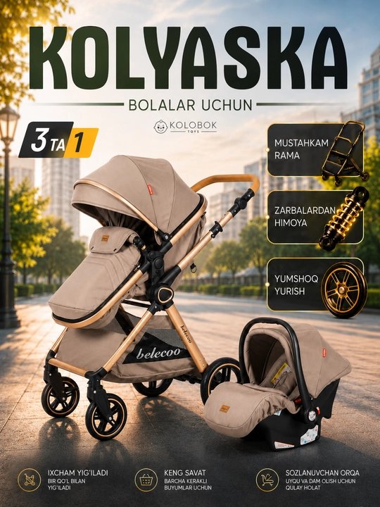 Belecco bolalar aravachasi - 