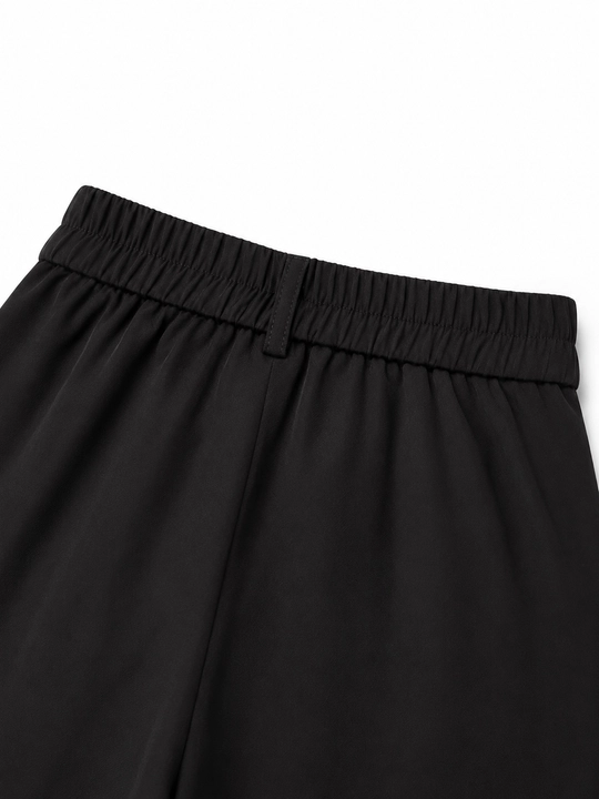Ayollar klassik qora 3XL shimi, ayollar katta o‘lchamli 3XL klassik qora shimi