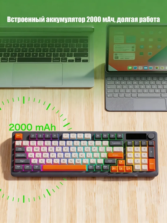 Клавиатура M96, профессиональная клавиатура с RGB-подсветкой