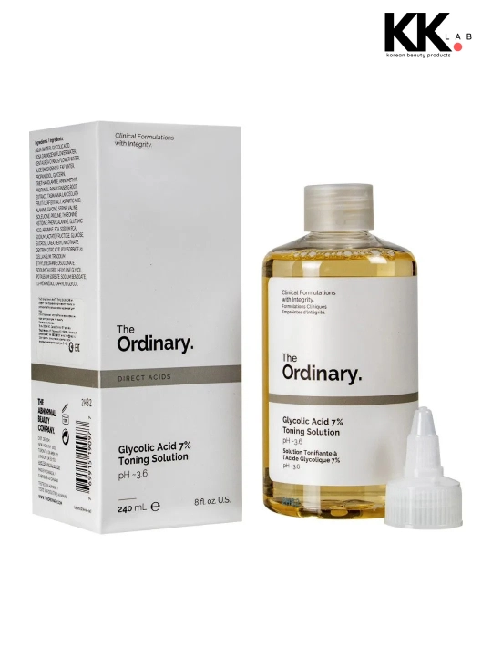 The Ordinary тоник очищающий для лица Glycolic Acid 7% Toning Solution AHA, 240 мл