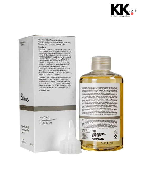 The Ordinary тоник очищающий для лица Glycolic Acid 7% Toning Solution AHA, 240 мл