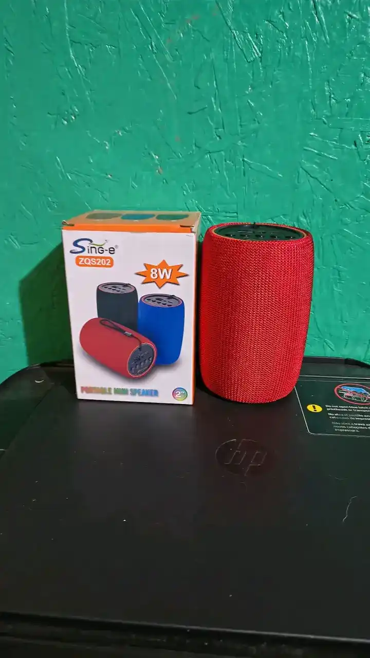 Portativ bluetooth kalonka Sing-e ZQS202, 8W, FM-radio, USB, TF-kart