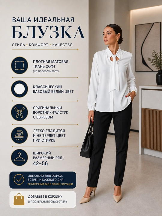 Ayollar bluzkasi, ofis ko‘ylagi, klassik