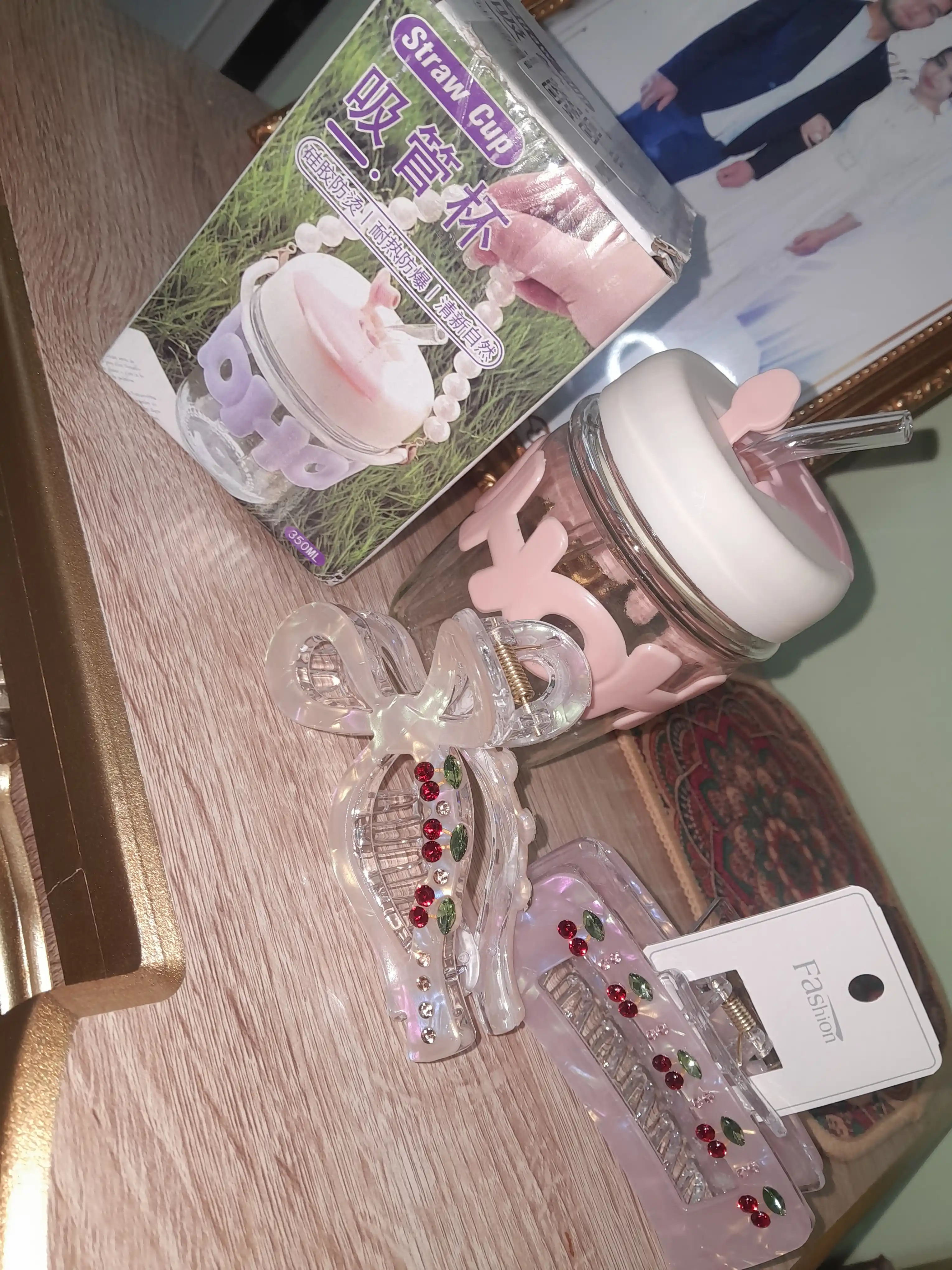 Shisha stakan qopqoq va trubochka bilan, qahva va choy uchun, 500 ml