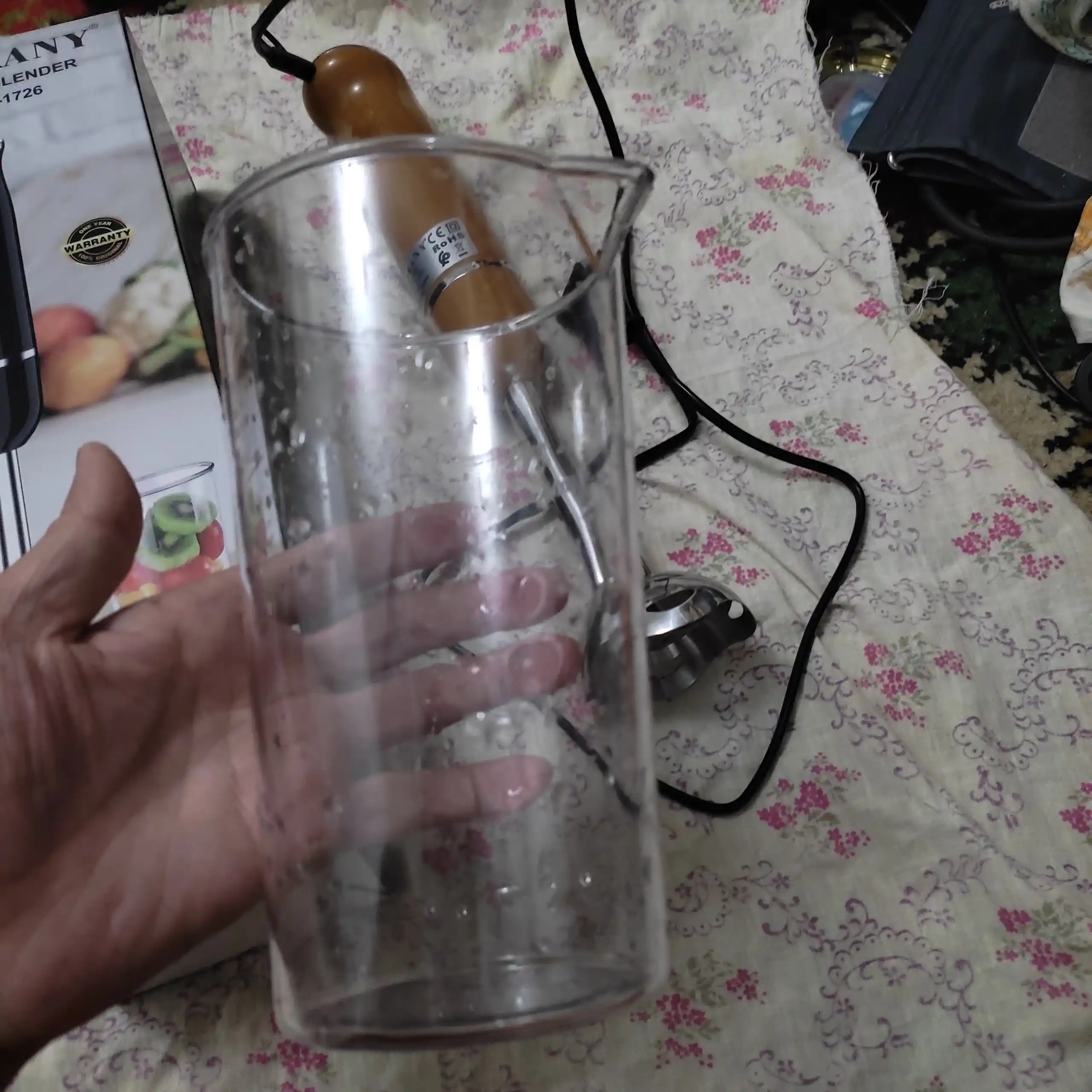 Qo‘l blenderi Sokany SK-1726, 300 W, 0.6 l, 2 tezlik, zanglamas po‘lat