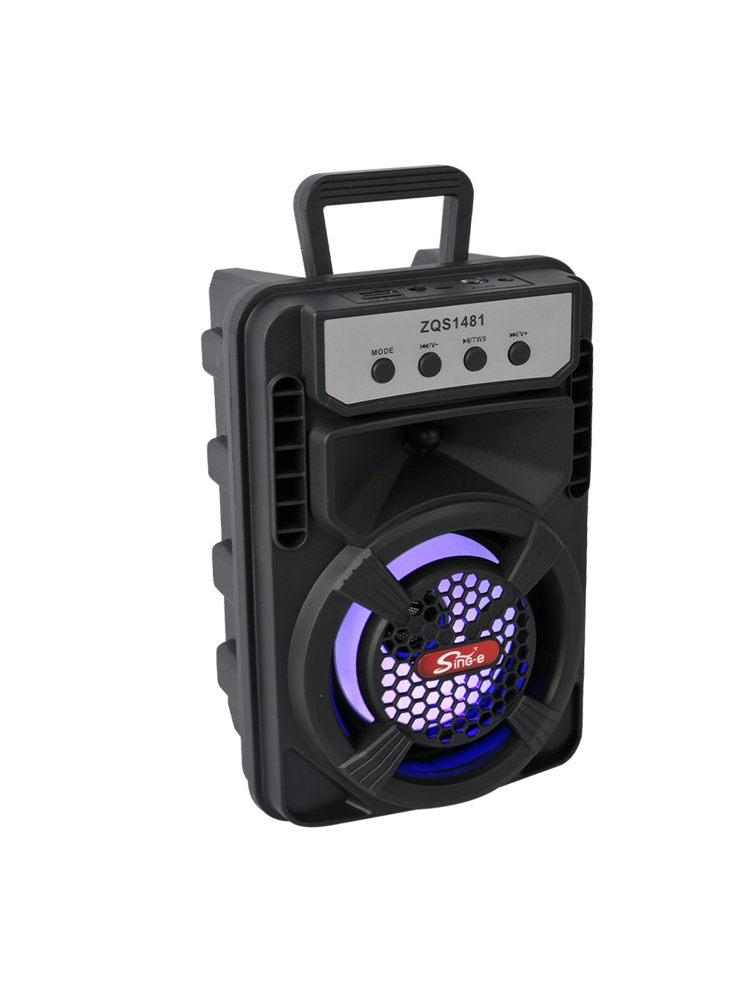 Katta simsiz kalonka Sing-e ZQS, kuchli bass, bluetooth, mikrofonli, karaoke, bayram uchun