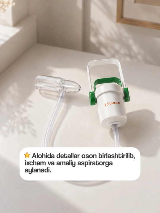 Назальный аспиратор для детей UMMED Pro U-08, ручной аспиратор