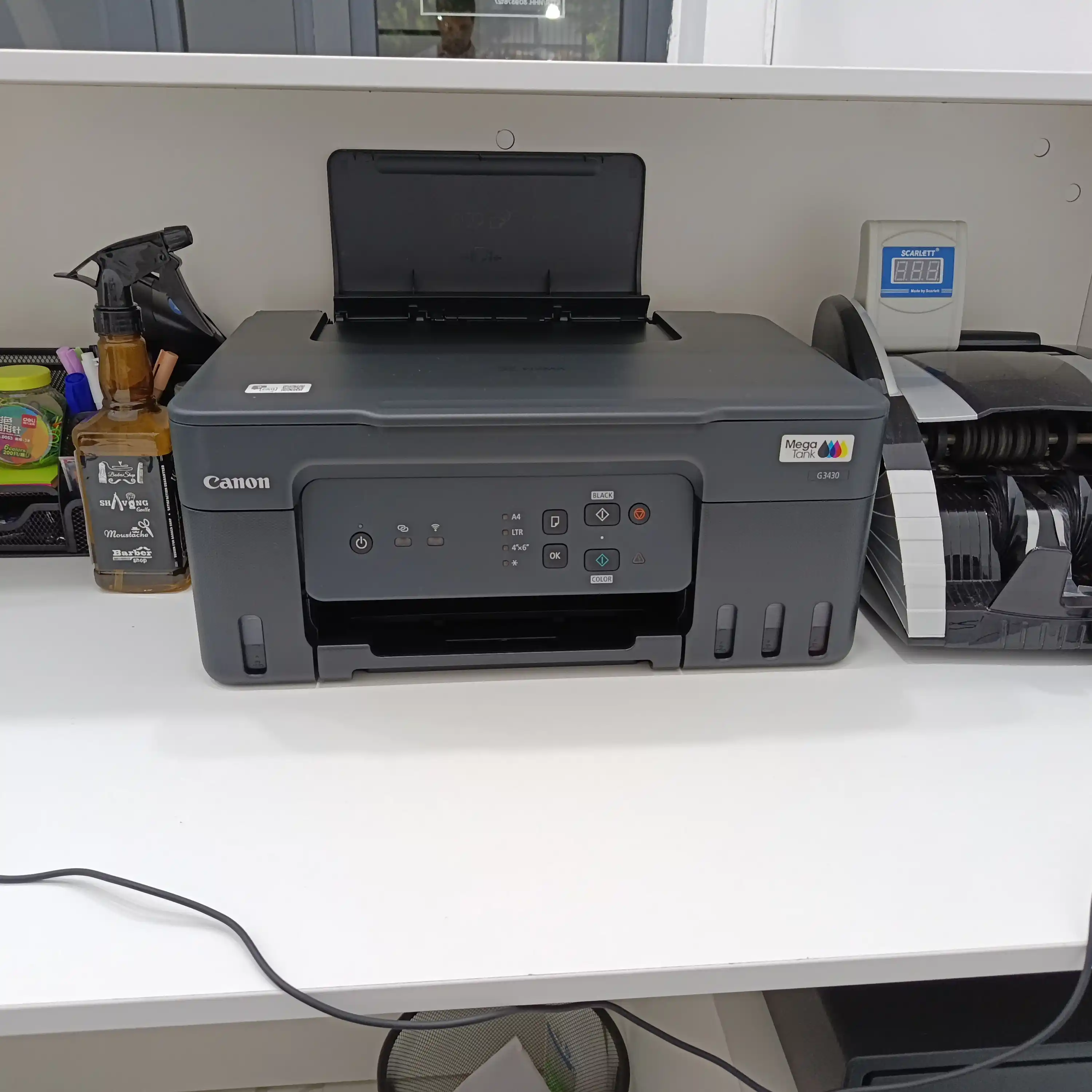 Rangli printer Canon PIXMA G3430, 3 tasi 1 da, Wi - Fi yoqilgan