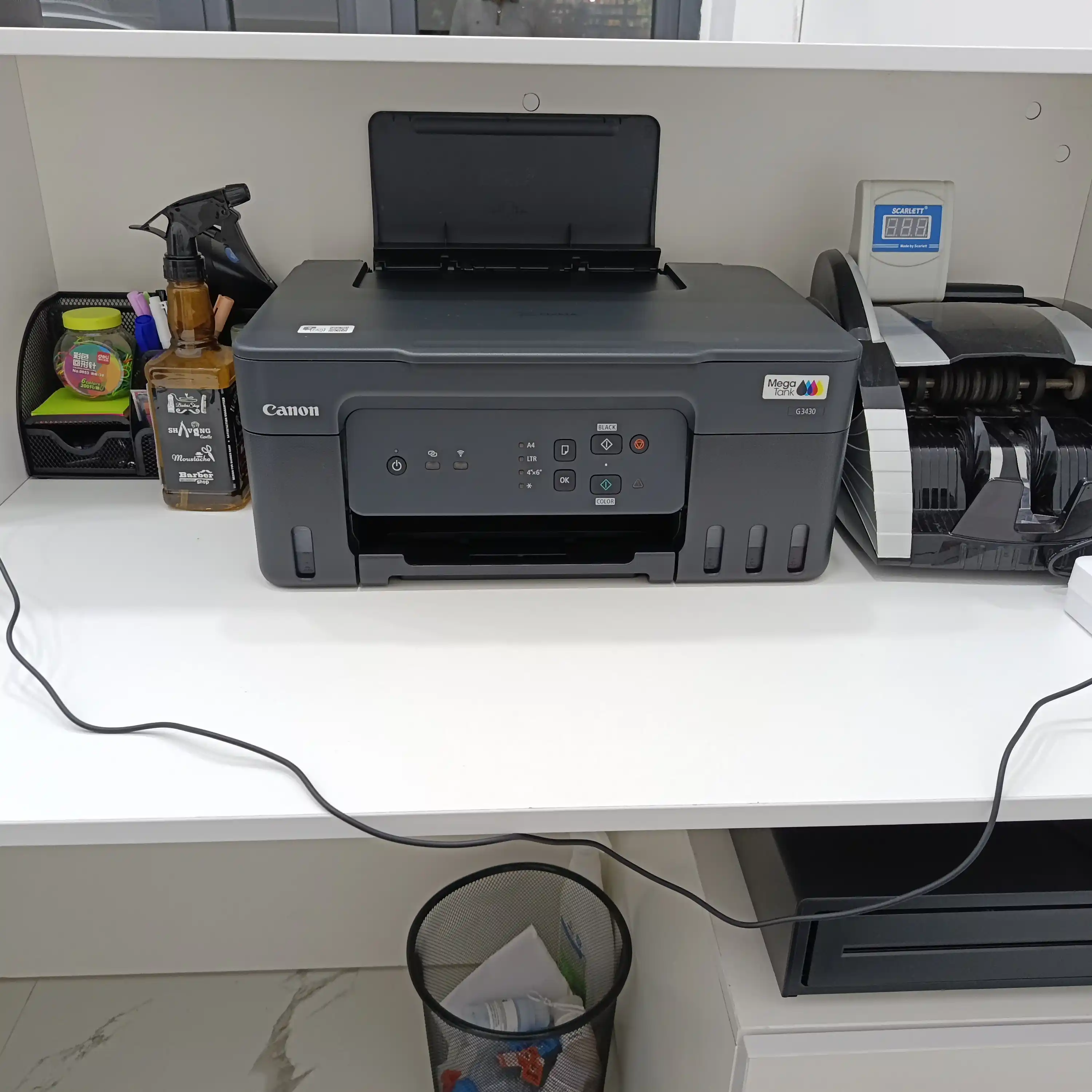 Rangli printer Canon PIXMA G3430, 3 tasi 1 da, Wi - Fi yoqilgan